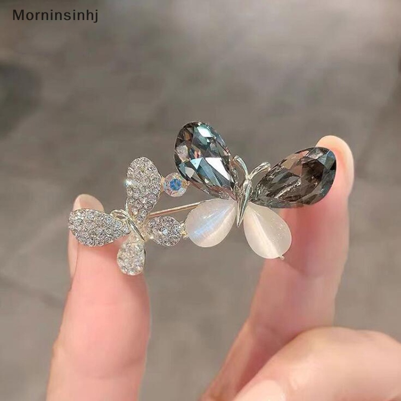 Mornin Bros Serangga Vintage Butterfly Brooch Pin Perhiasan Untuk Wanita Aksesoris Hadiah Aksesoris id