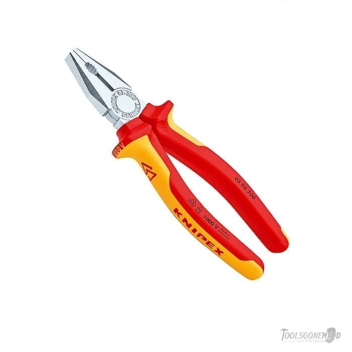 KNIPEX 03 06 200 Combination Pliers / Tang Kombinasi Vde Insulated