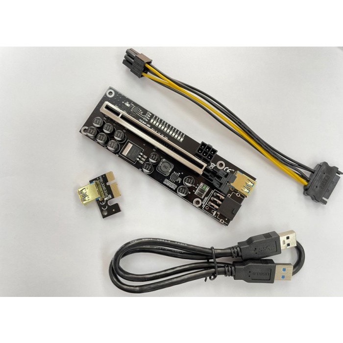 PCIE RISER 011 Pro - 10 Kapasitor - Riser Card - Mining VGA