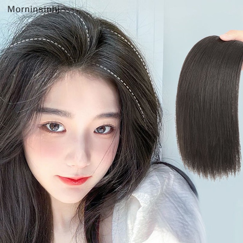 Mornin 20/30cm Bantalan Rambut Sintetis Hair Extension Untuk Wanita Wig Berbulu Palsu Sopak id