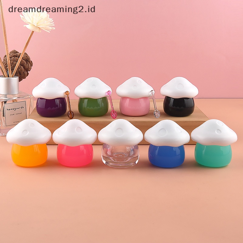 (drea) 10g Botol Reusable Kosong Makeup Jar Pot Travel Wadah Kosmetik Krim Wajah //