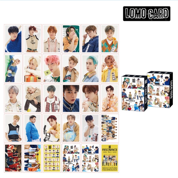 30pcs/box NCT 127 Album2 Baddies SPEEDWAY Photocards Taeil Taeyong Haechan Yuta Jaehyun Kartu Lomo nct127 Kpop Postcards READY STOCK