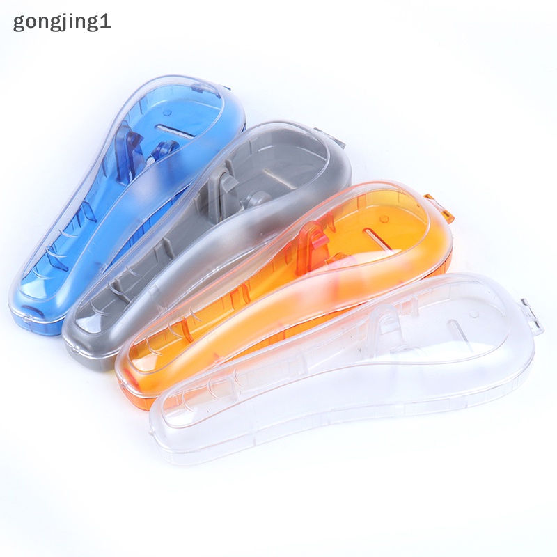 Ggg Tempat Pisau Cukur Plastik Pria Razor Case Hand Holder Kotak Penyimpanan Travel ID