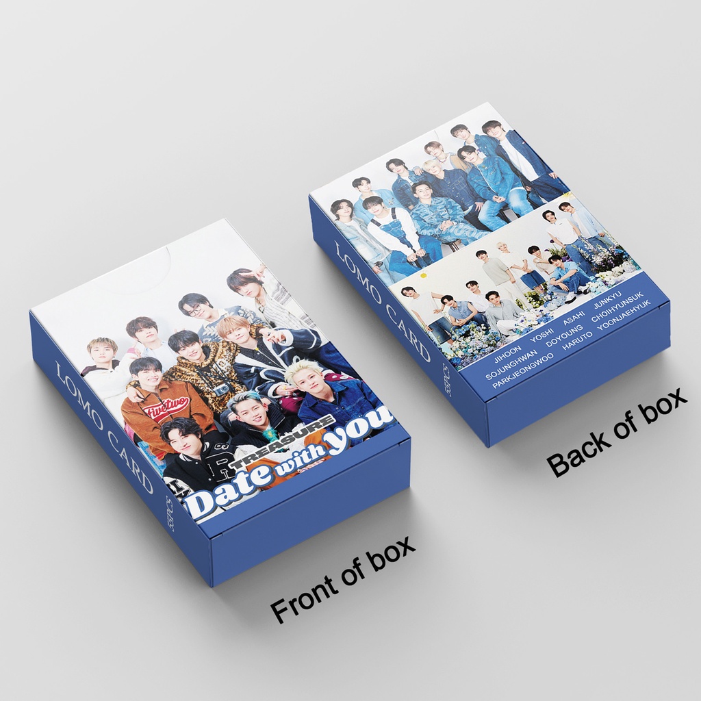 55pcs /box Album Photocards TREASURE Tanggal Dengan Kamu Kartu Lomo Kpop Postcards