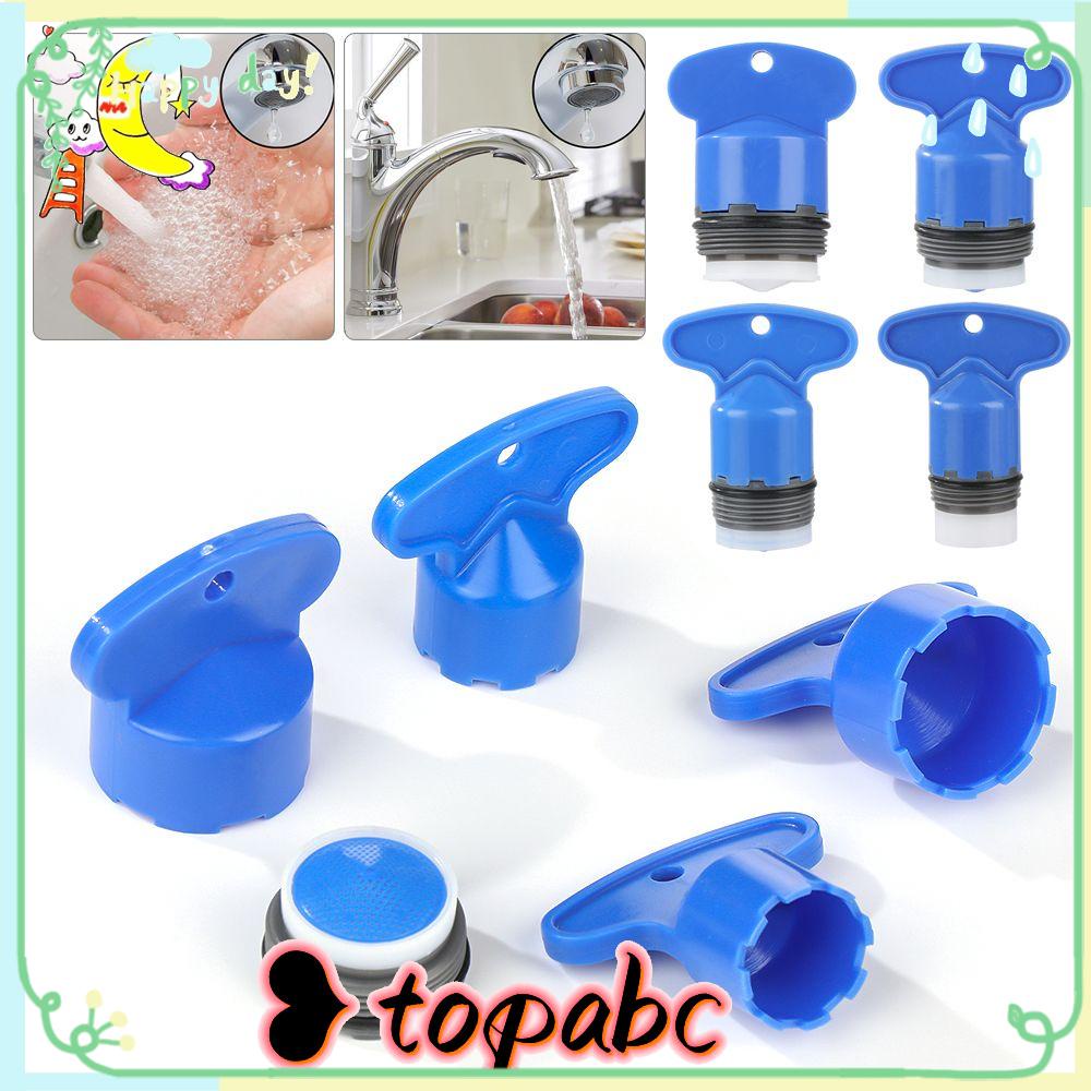 TOP Penghemat Air Keran Aerator Suku Cadang Pengganti Built-in Bubbler Filter Dapur Baskom Fitting Keran Spout