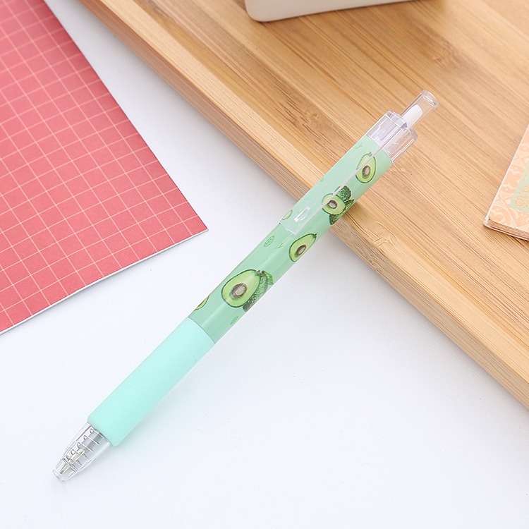 4pcs Pena Pulpen Pen Gel Cetek Cetekan Motif Buah Buahan OSM-ST0364