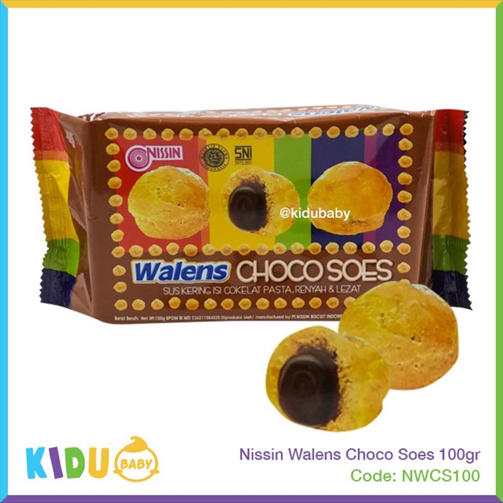 Biskuit Nissin Walens Choco Soes 100gr Biskuit Cemilan / Cemilan Sehat dll (khusus ibunya) Kidu Baby