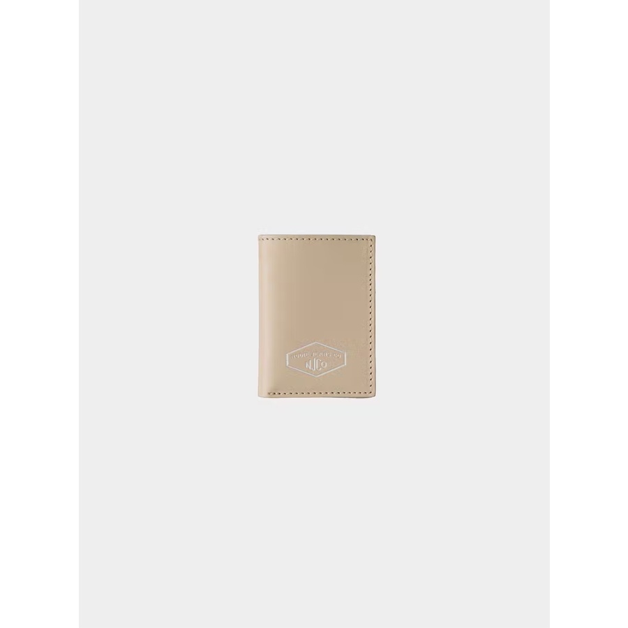 NUDIE HAGDAHL WALLET NEW LOGO CREAM