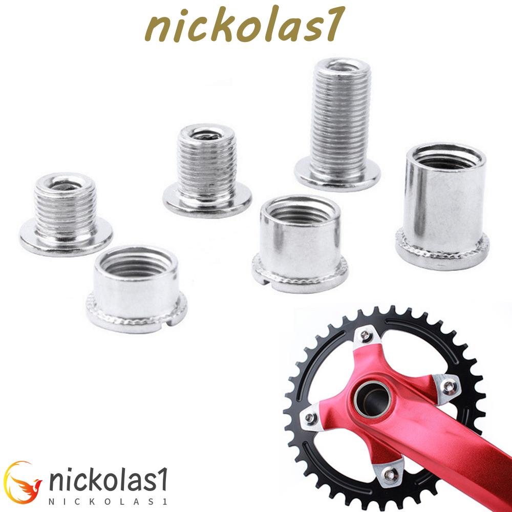 NICKOLAS1 Baut Crankset 5pcs Baja Chainring Sepeda Bagian Aksesoris Sepeda Sekrup Mur Engkol