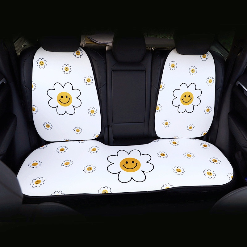 Bantal Kursi Kartun Mobil, Bantal Kursi Bunga Matahari Kreatif Mobil