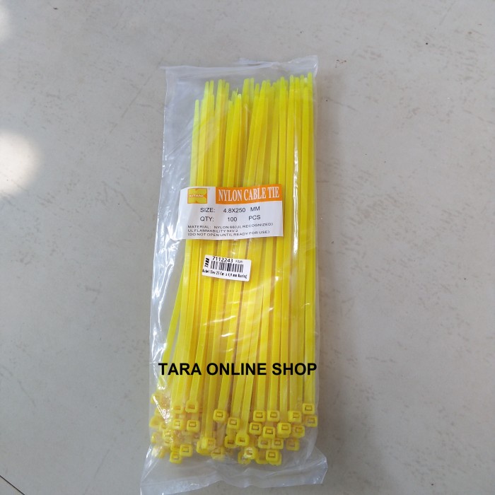 

Kabel Ties Kuning 25 Cm x 4,8 mm Kitani - 7112243