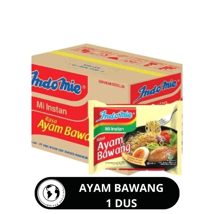 

Mie Instant Indomie Rasa Ayam Bawang 1 Dus atau Box
