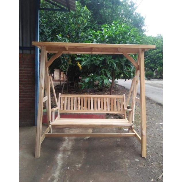 ayunan kayu jati jepara