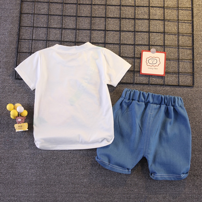 Baju Setelan Anak Laki Laki Import Model Sling Bag Beruang Bahan Katun