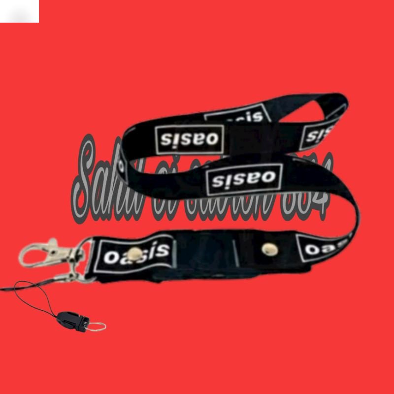 

Tali Lanyard OASIS gantungan kunci/gantungan id card /gantungan hp murah COD