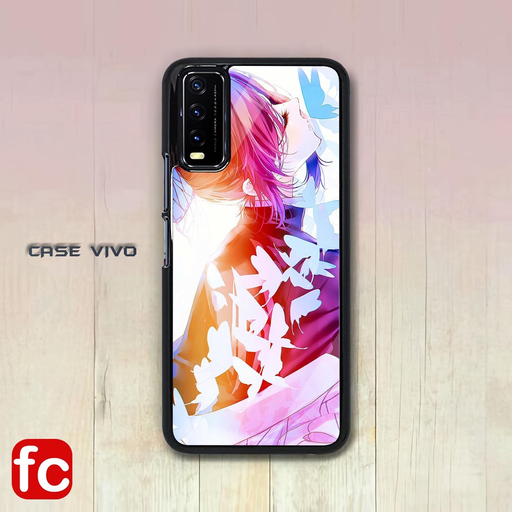 Case Glossy HD Vivo Y12s Y20 Y20S G Y20i Y20T Y12A [FR55] Anime Girl Kocho Sinobu Demon Slayer Pic H