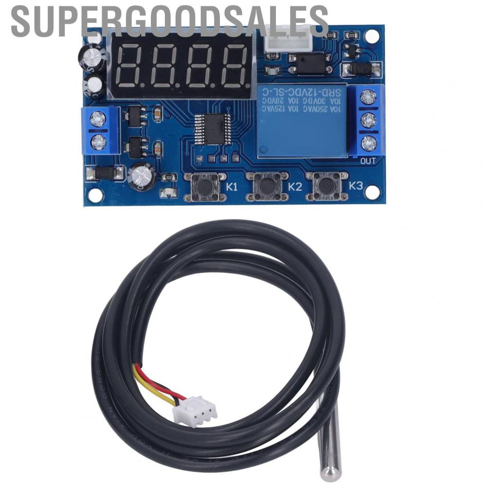 Supergoodsales Digital Temperature Control Board  Wide Voltage Operation PWM  Module 4 Wire Easy Installation for PC Alarm