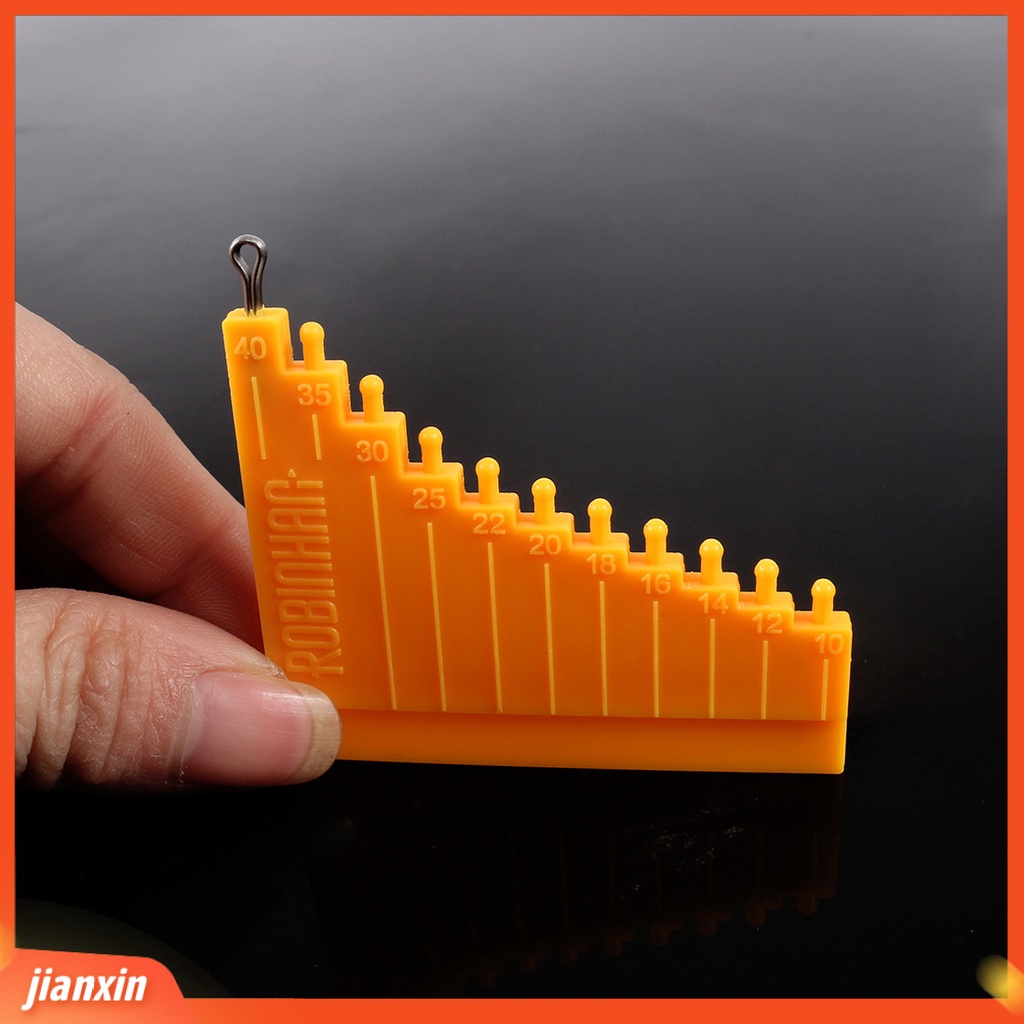 (In Stock) Alat Pengukur Rambut Portable Kekerasan Tinggi Tahan Aus Fishing Tackle Fishing Knotting Tool Untuk Outdoor