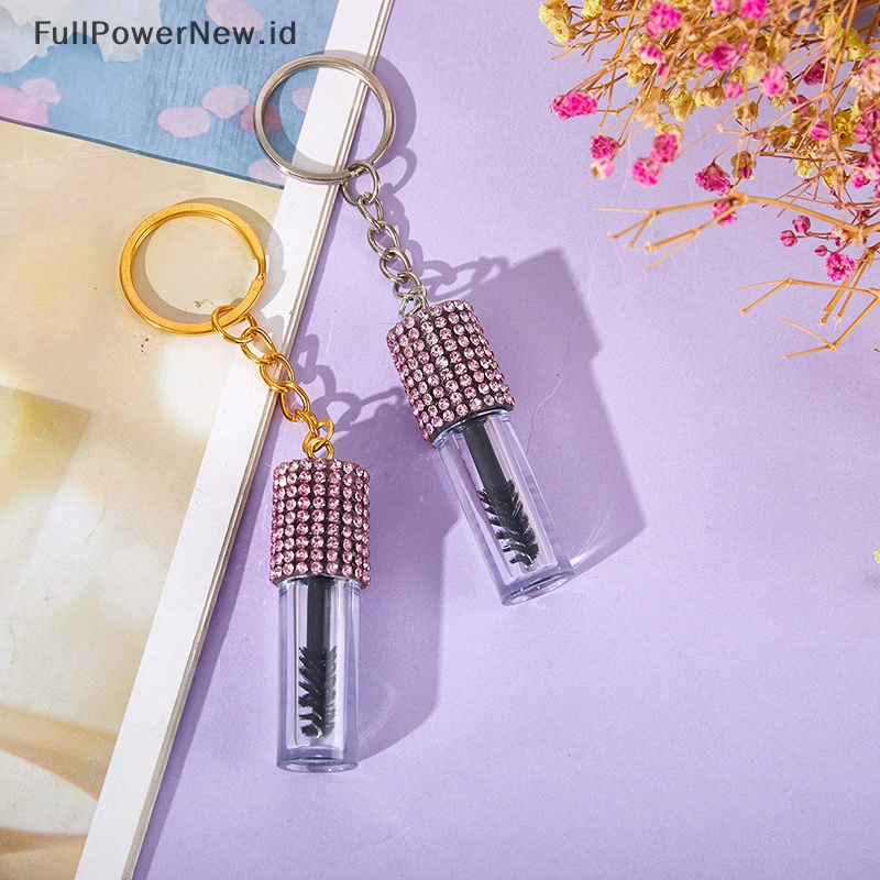 Power 1pcs Reusable Eyelash Extension Mini Maskara &amp; Bulu Mata Tongkat Brush Keyring ID