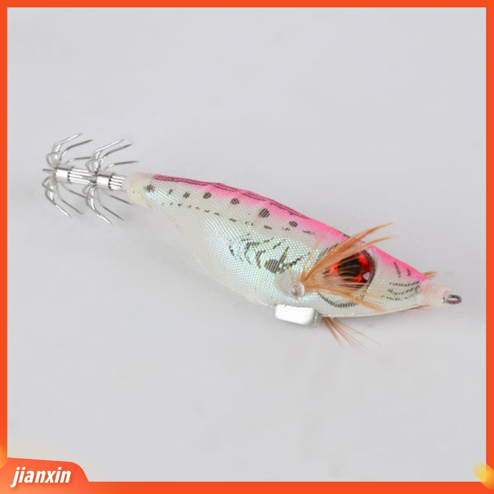 (In Stock) Air Asin 3D Udang Memancing Umpan Luminous Udang Flick Umpan Cumi Jig Hook Tackle