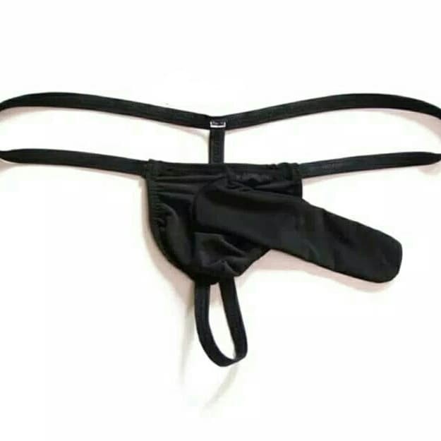 Men G String Laki Sexy Trunk Black 2071