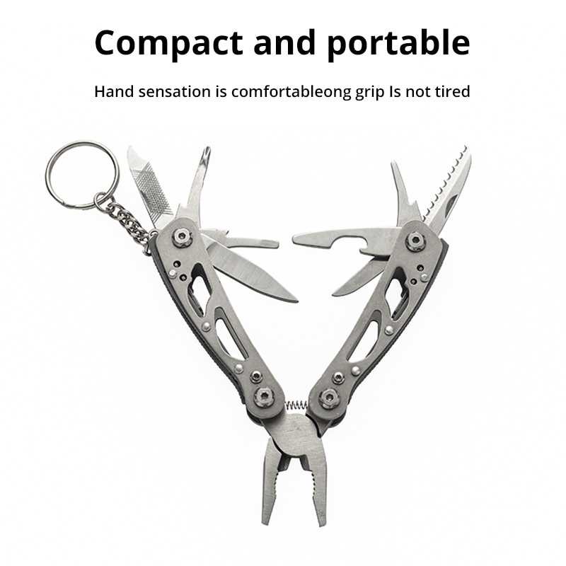 Tang Lipat Multifungsi Survival Multi-Tools EDC Pliers 12 in 1 BURNHILDA