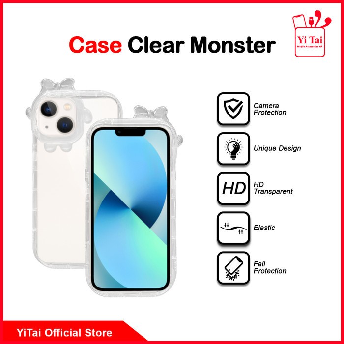 YI TAI - YC41 Case Clear Monster Iphone X XS XS Max