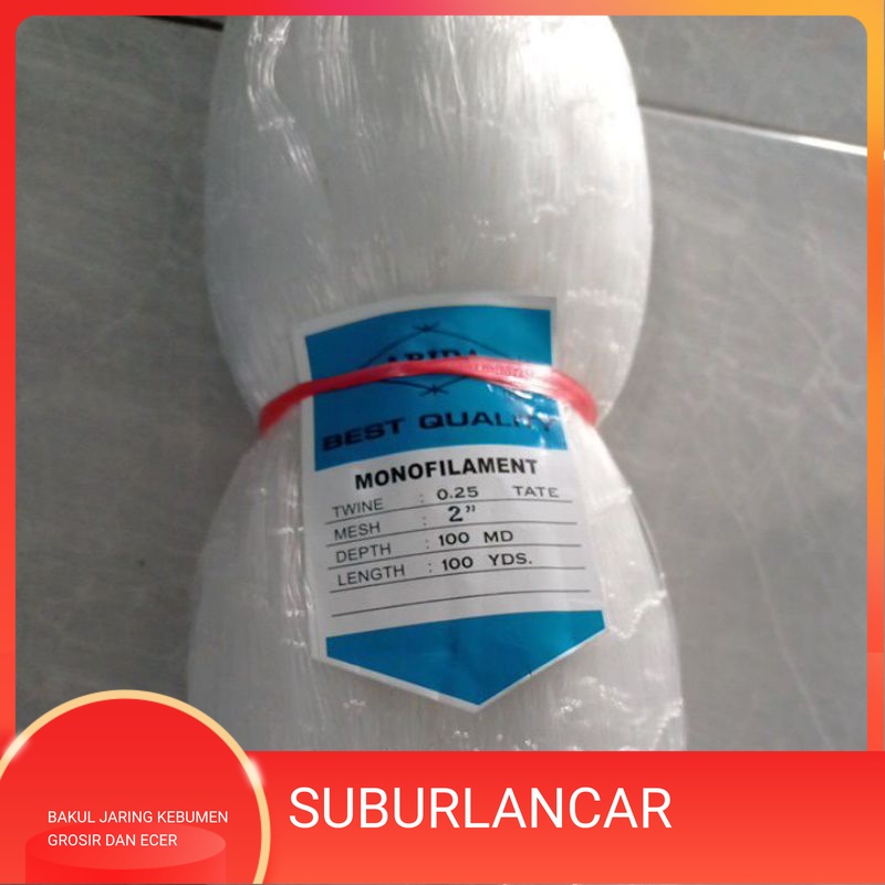 Jaring Ikan Arida 0.25 2" 100md/100yds jaring pukat jaring ikan senar jaring pukat arida