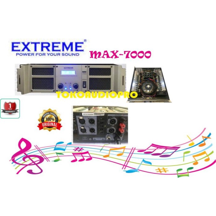 Power Extreme MAX7000 Power Amplifier