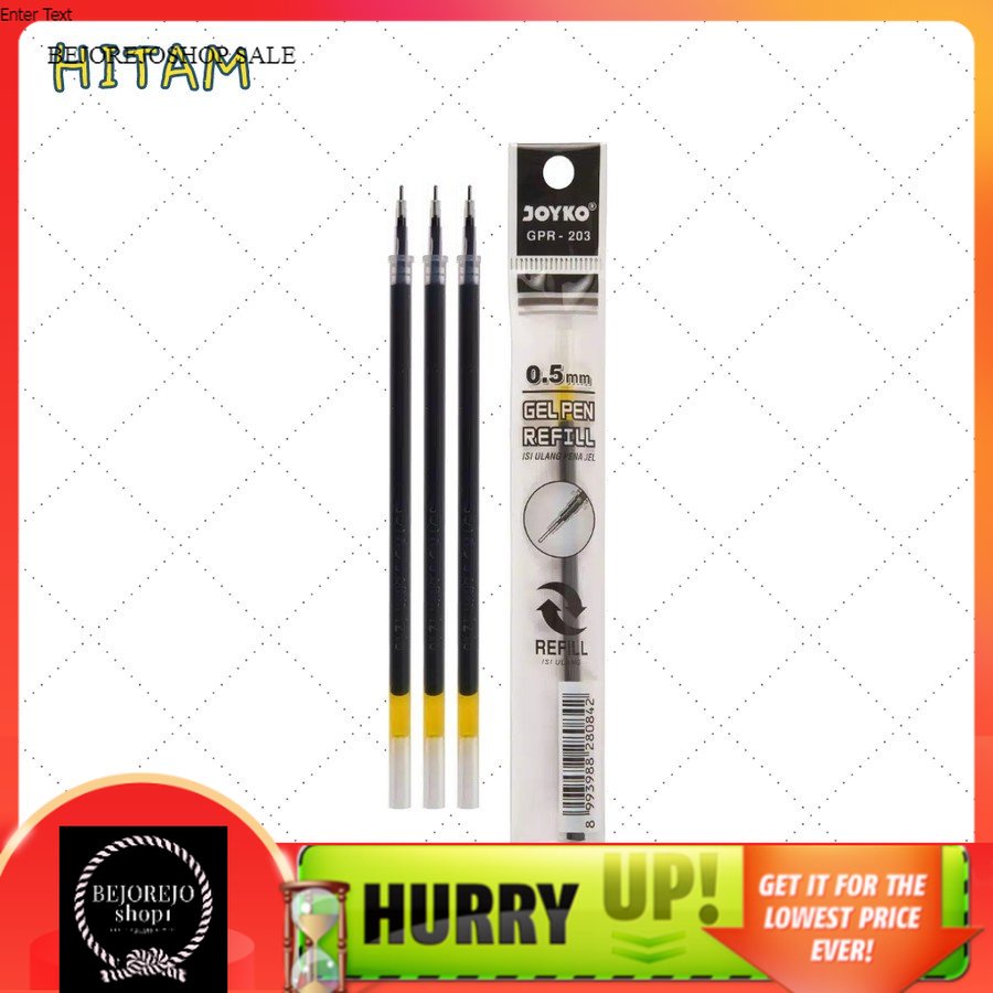 

Isi Pulpen joyko gel pen refil Gpr 203 -ISI PULPEN JOYKO