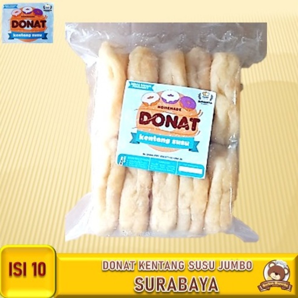 Surabaya Donat Susu Besar Isi 10 Frozen Murah Bogor