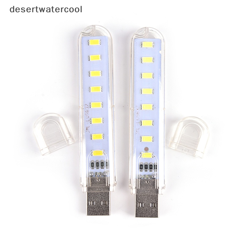 Deid Lampu LED Mini USB 8led Camping Portable Night USB Gadget Lighg Untuk PC Laptop Martijn