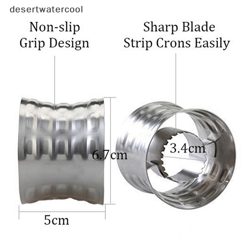 Deid Corn Stripper Stainless Steel Tongkol Jagung Peeler Slicer Circular Pemotong Jagung Corer Martijn