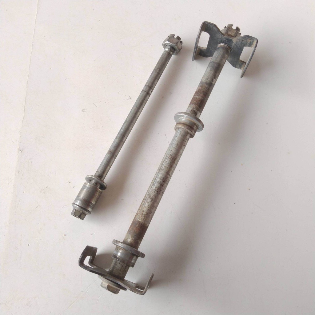 AS RODA NINJA 250 FI 250 SL RR MONO KOMPLIT ORIGINAL BEKAS AS RODA DEPAN BELAKANG NINJA 250 FI ORI