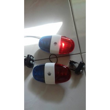 Bel polisi sepeda LED banyak mainan anak klakson music sepeda sirine polisi sepeda bicycle kids