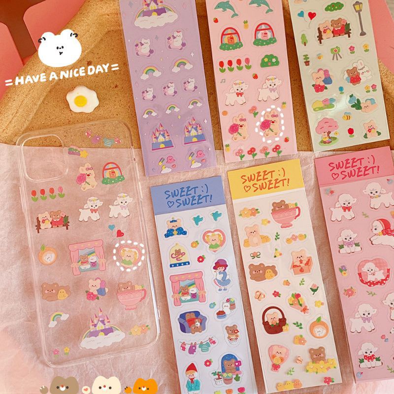 

Cutie Baby - stiker dekorasi planner journal casing hp - stickers korea lucu [thehanscorner] 3