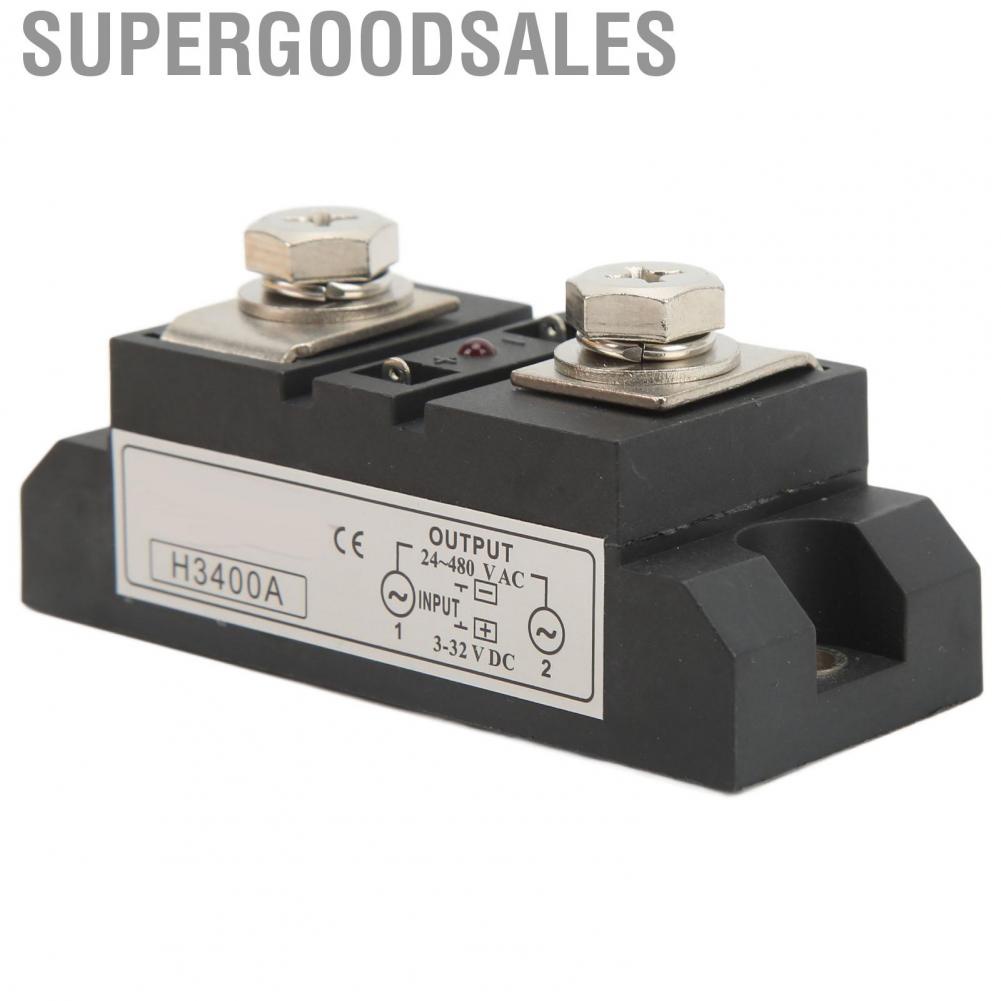 Supergoodsales Industrial State Relay ABS Housing With  DC 3-32V To AC 24-480V