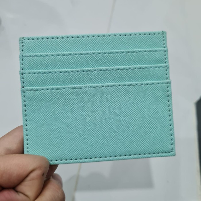 

[DD] Dompet Kartu Card Holder Custom Kulit Print UV Termurah Grade AAA - Tosca, 1 SISI