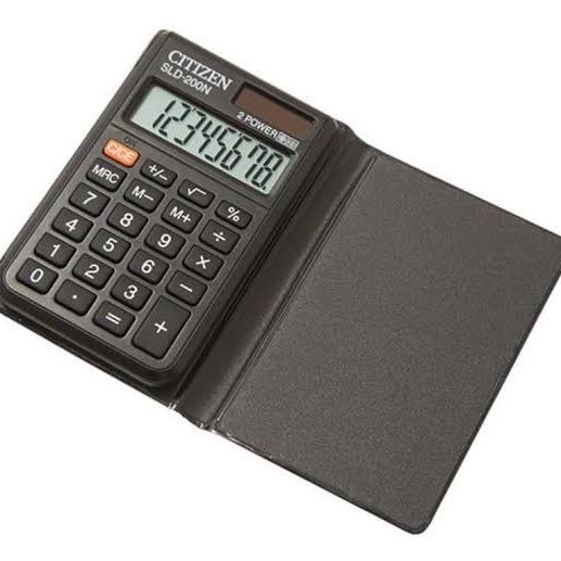 

Kalkulator 8 Digit Saku CITIZEN SLD-200N / Pocket Calculator SLD 200 N