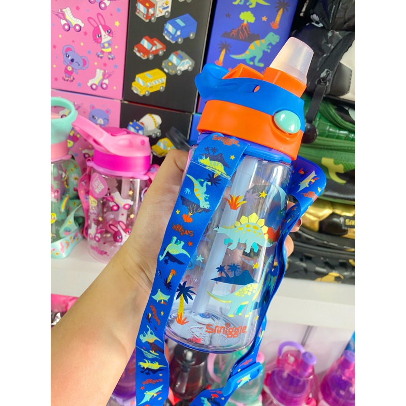 DW4VV Botol Sedot Tempat Air Minum Anak Smiggle Botol Piknik Tali Tempat Bekal Anak TK SD 1327