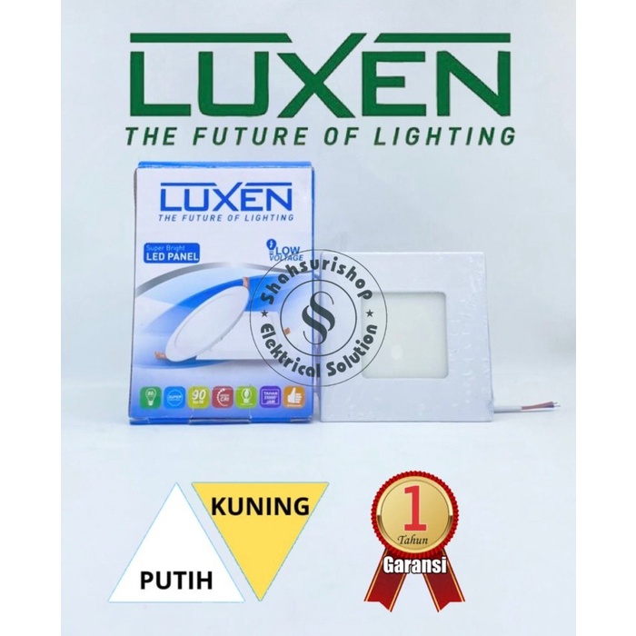 LAMPU DOWNLIGHT LED PANEL INBOW 3W 3 W WATT LUXEN KOTAK BERGARANSI