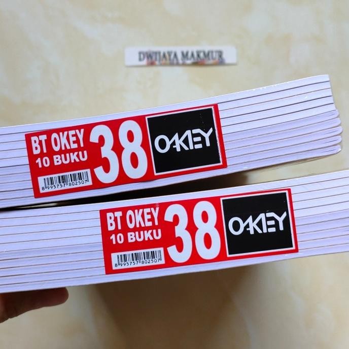 

Buku Tulis Okey 38 Lembar Cover Coklat Polos