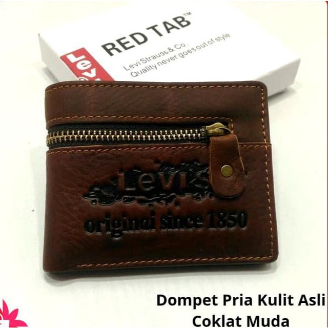 Dompet Pria Kulit Basah Asli Original 100% Keren Gratis BoX Terbaru 2022 [ BAYAR DI TEMPAT ]