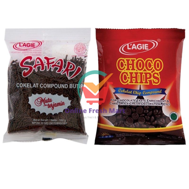 

L'agie choco chips safari hegel slag meses cokelat tabur Lagie - Online Fresh Mart Denpasar