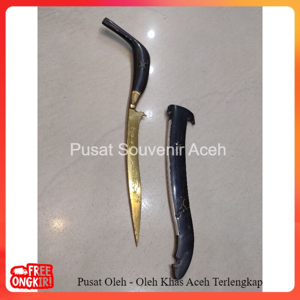 souvenir rencong asli Aceh | bahan Kuningan asli