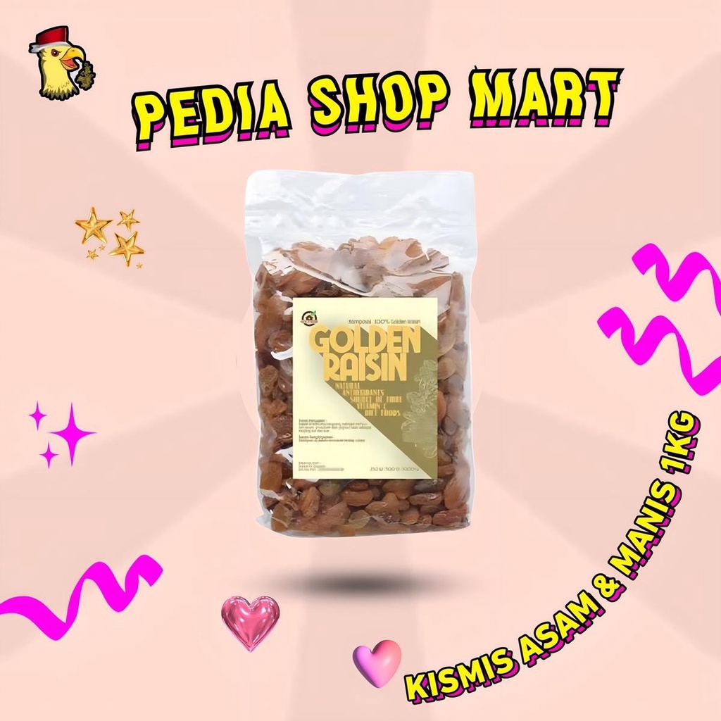 

GRATIS ONGKIR!!! Kismis Jumbo Premium 1kg Manis Asam