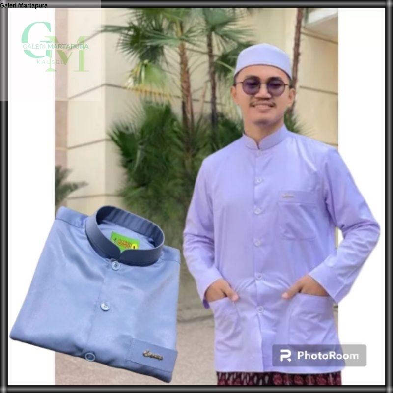 Koko Putih Kokoh Habaib Haibah Habib Baju Koko Pria Dewasa Lengan Panjang Polos Terbaru