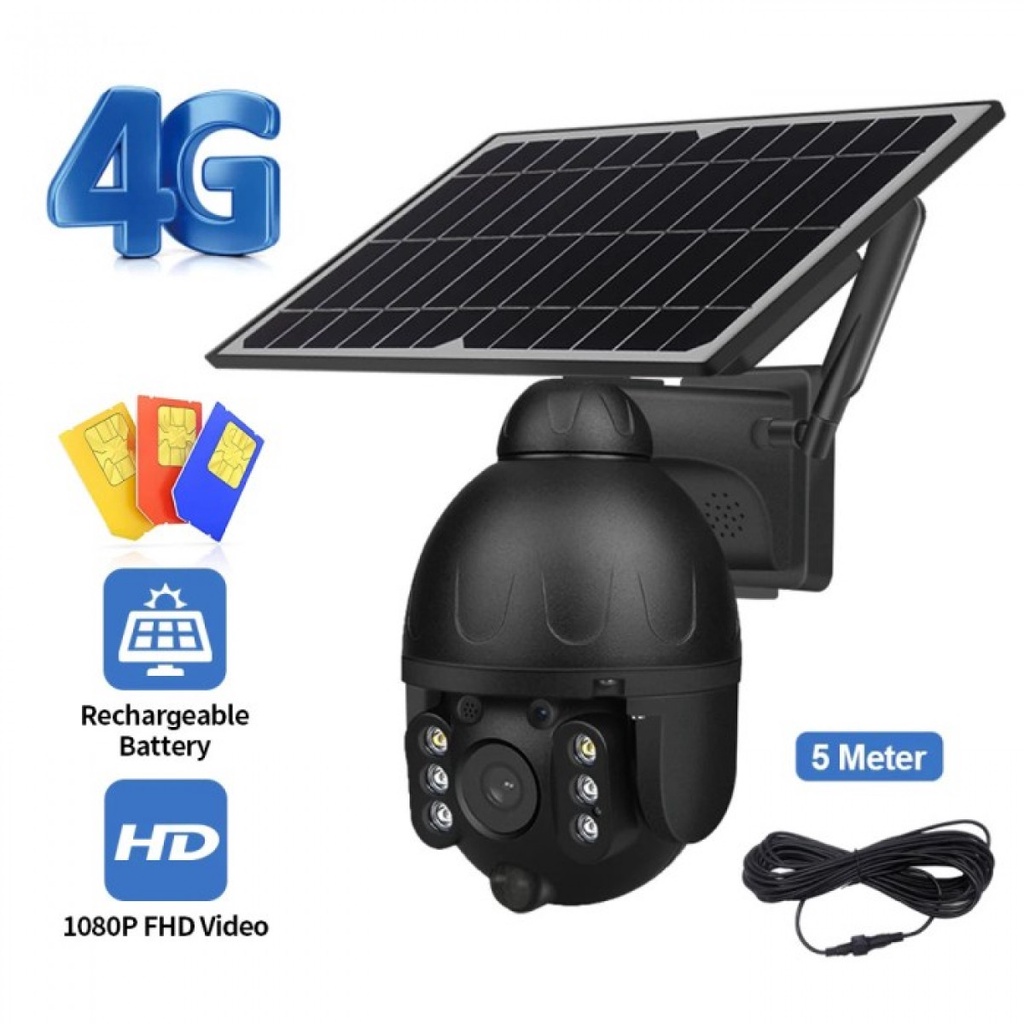 CCTV SIMCARD 4G GSM Solar Panel Outdoor Waterproof