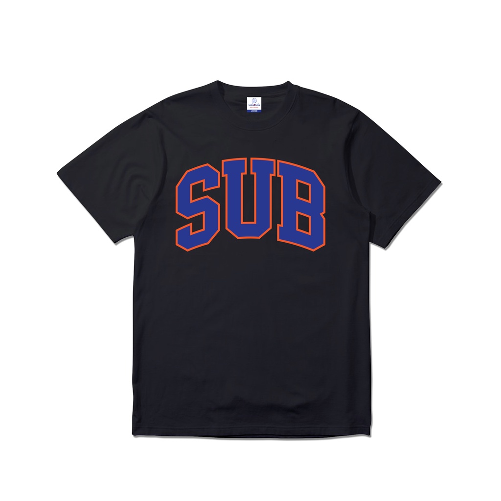 SUBURB by URBAIN Kaos Hitam Pria - SUB JERSEY