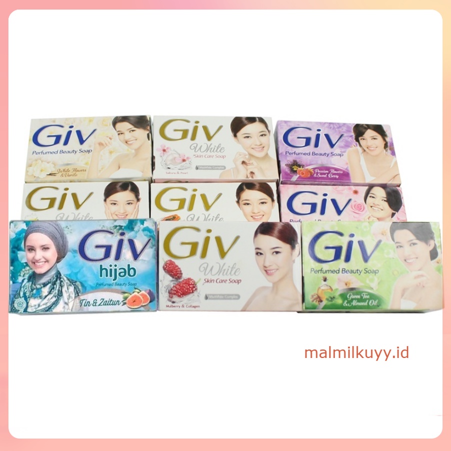 SABUN GIV BATANG 76gr MURAH WHITE SKIN CARE PERAWATAN TUBUH KECANTIKAN BODY WASH CAIR SABUN MANDI GI